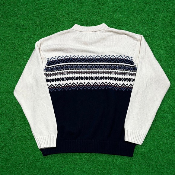 Vintage Dockers Aztec Pattern Henley Sweater - Picture 2 of 5